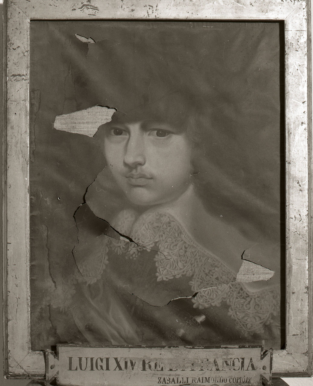 ritratto di Luigi XIV (dipinto, opera isolata) di Zaballi Raimondo (prima metà sec. XIX)