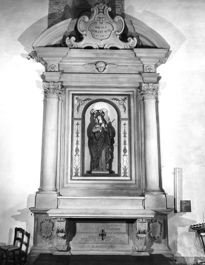 altare, complesso decorativo - bottega toscana (sec. XVIII)