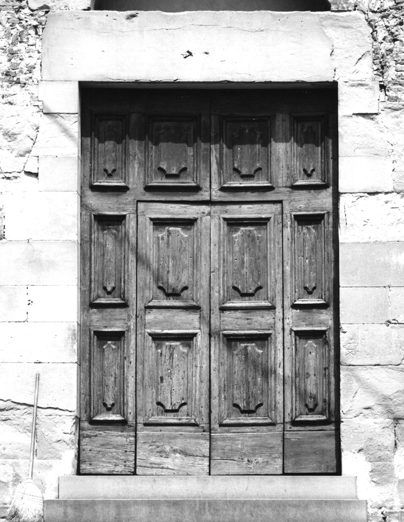 portale, opera isolata - ambito toscano (fine sec. XVIII)