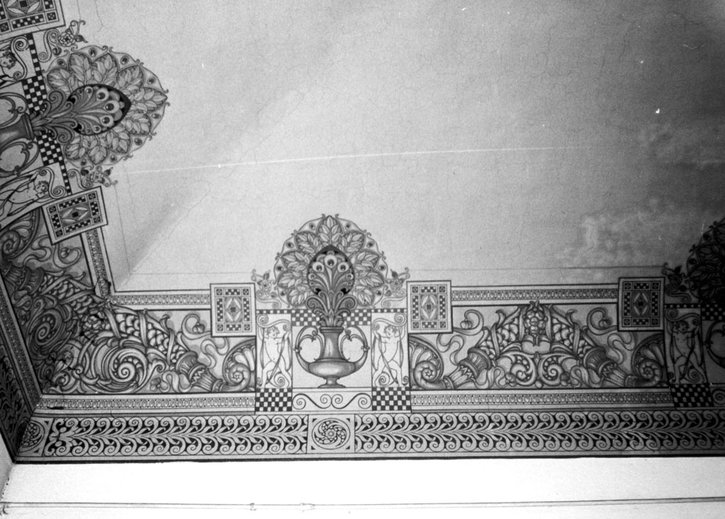 soffitto dipinto - bottega toscana (primo quarto sec. XX)