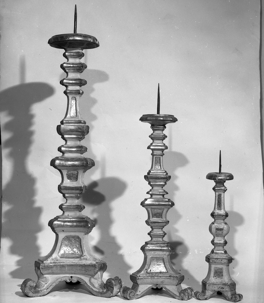 torciera, serie - bottega italiana (sec. XVIII)