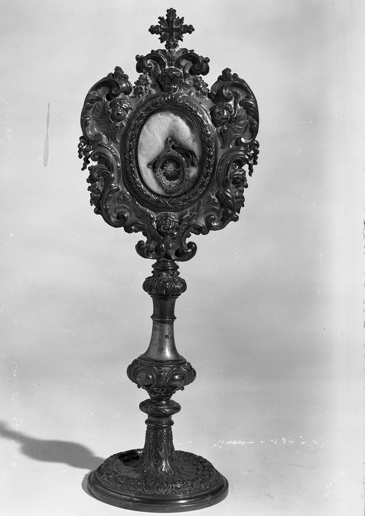 reliquiario - a ostensorio - bottega toscana (fine sec. XVII)