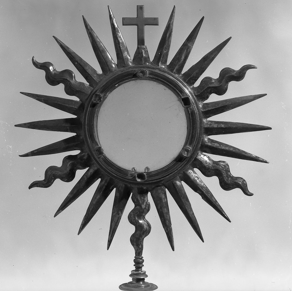 ostensorio - a raggiera - bottega toscana (sec. XVII)