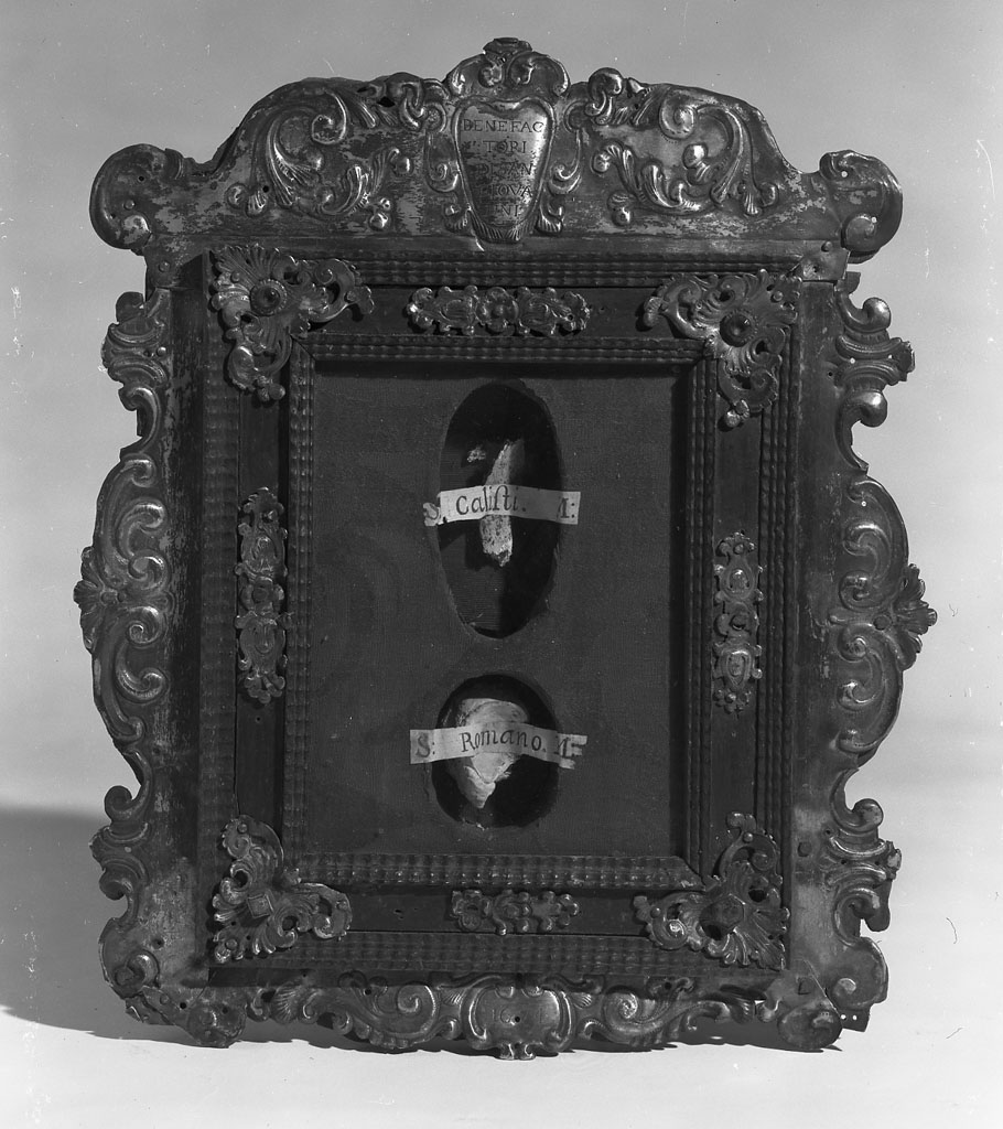 reliquiario, coppia - bottega toscana (sec. XVII)