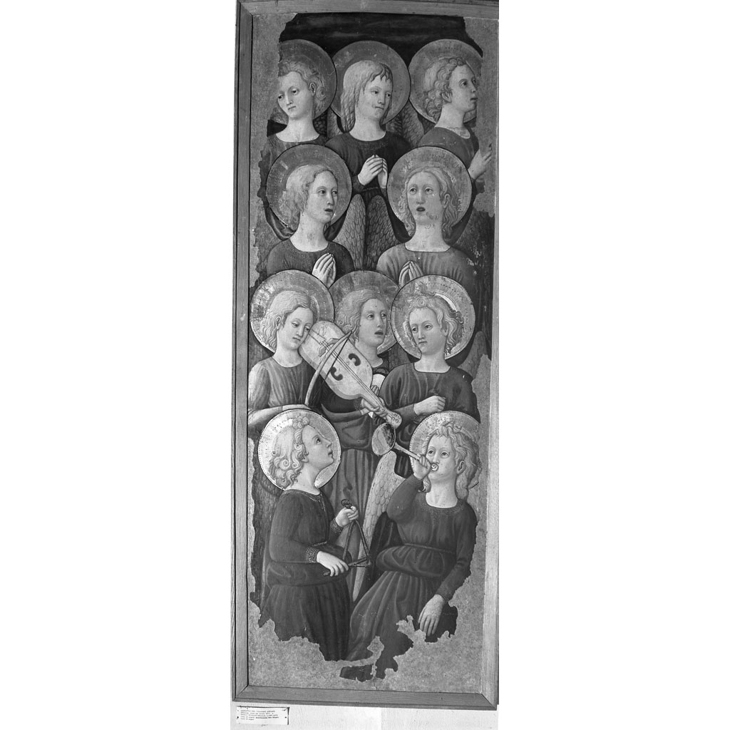 angeli musicanti (dipinto) di Badaloni Paolo di Stefano detto Paolo Schiavo (metà sec. XV)