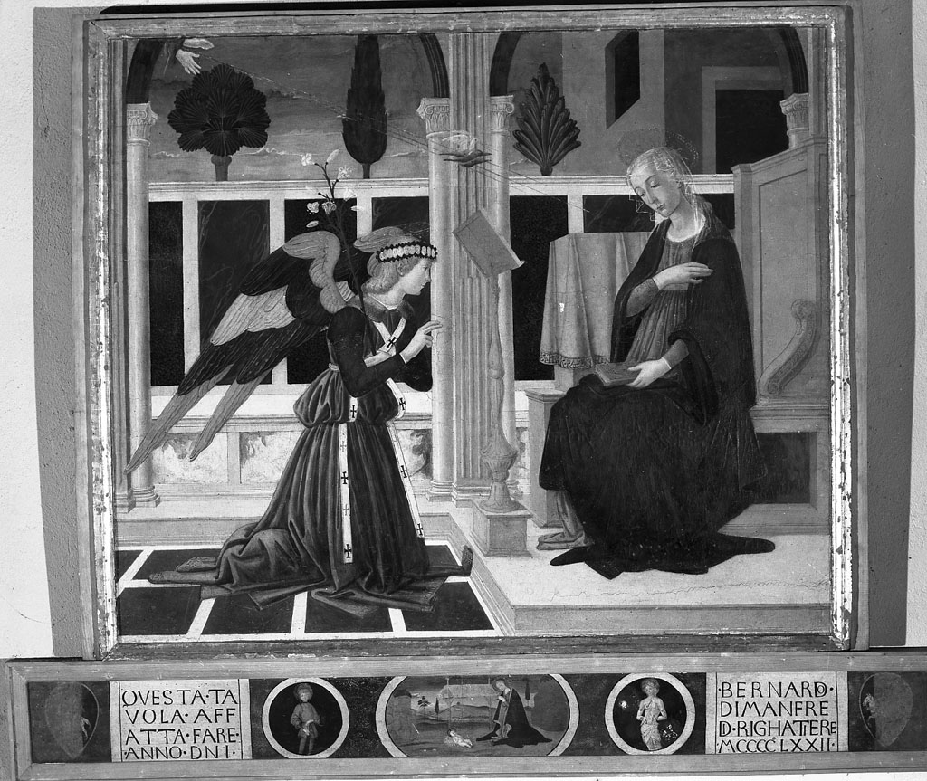 Annunciazione (dipinto) di Jacopo del Sellaio (sec. XV)