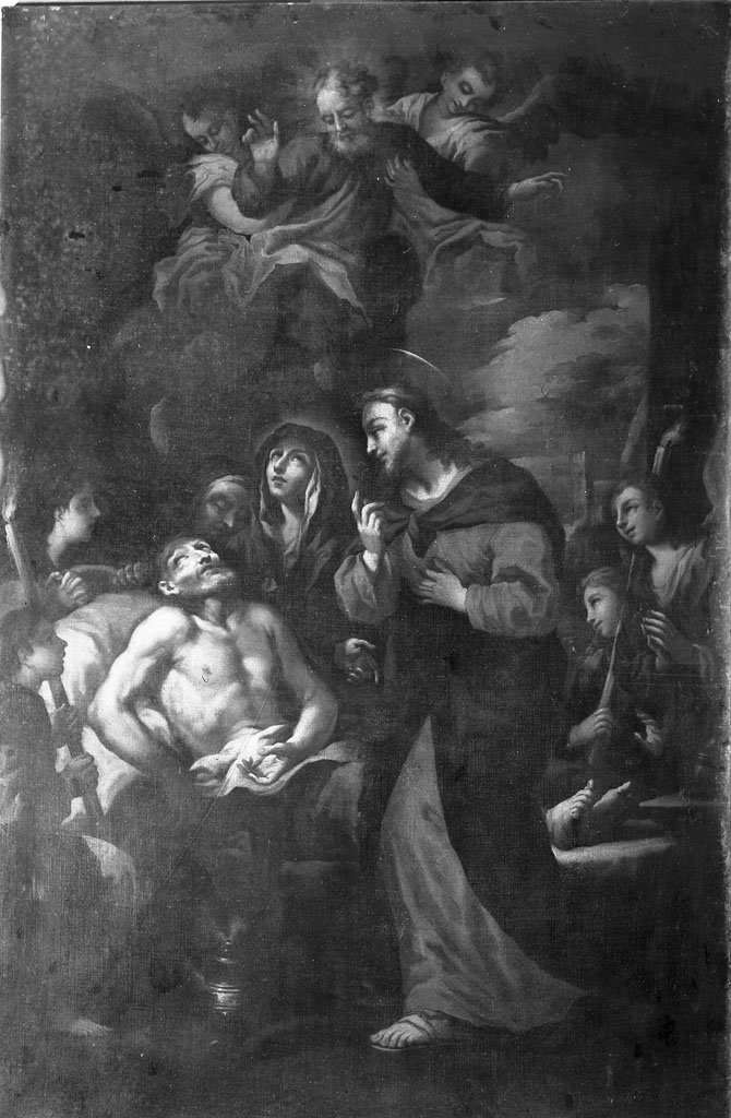 morte di San Giuseppe (dipinto) - ambito toscano (seconda metà sec. XVII)