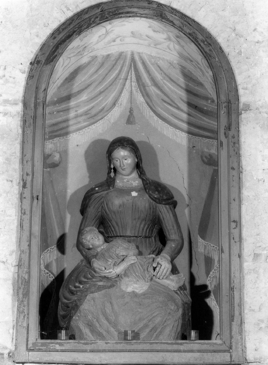 Madonna con Bambino (statua) - bottega toscana (inizio sec. XIX)