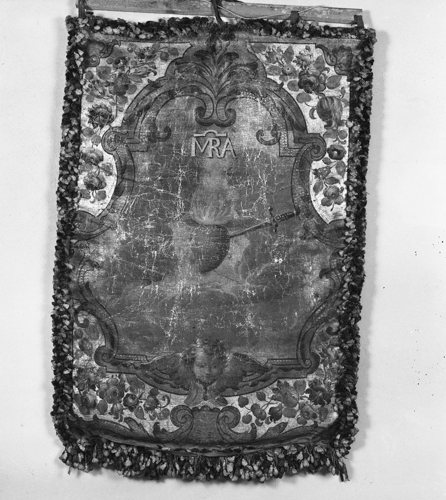 stendardo processionale - bottega toscana (fine/inizio secc. XVII/ XVIII)