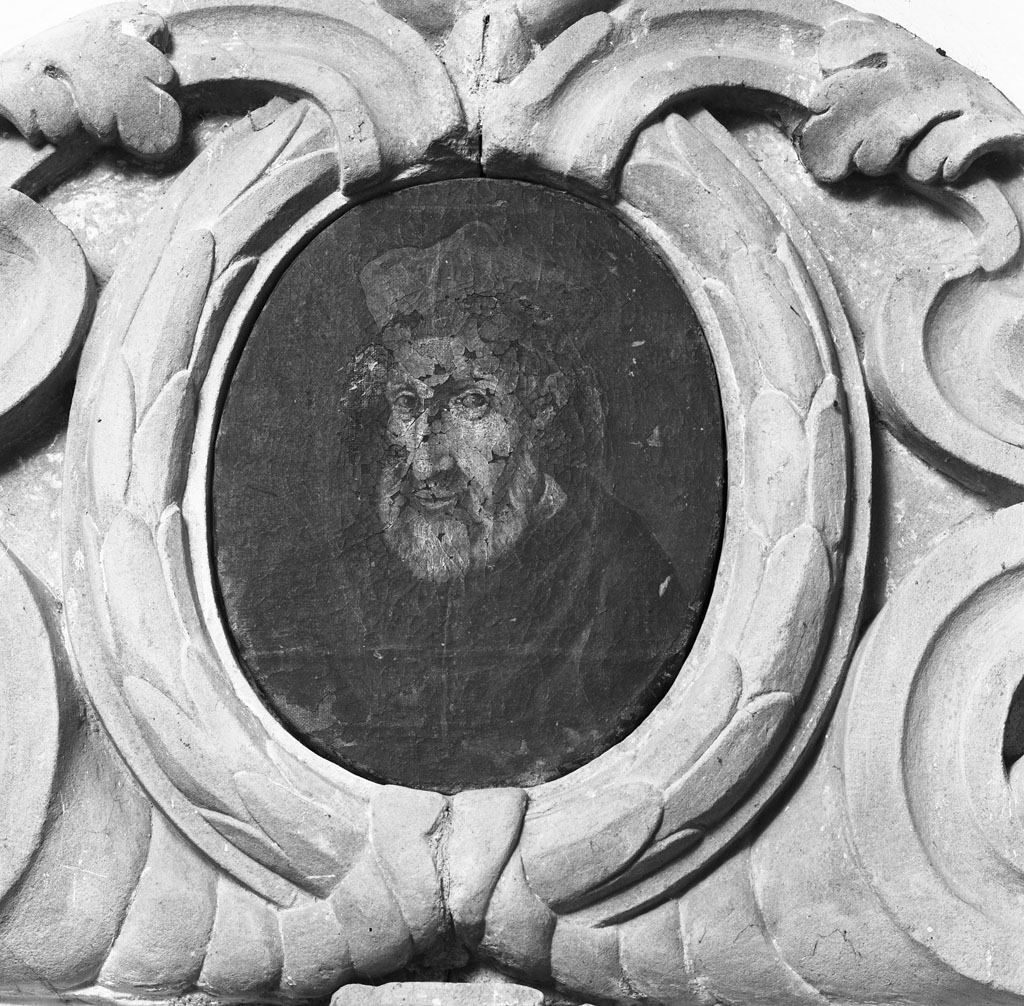 ritratto a mezza figura di prelato (dipinto) - ambito toscano (sec. XVII)