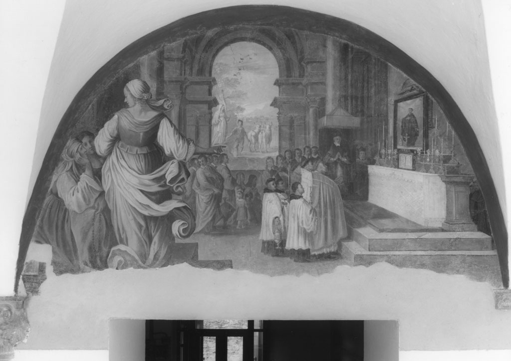 traslazione della salma di S. Filippo Benizi (dipinto) di Zoi Antonio (sec. XVII)