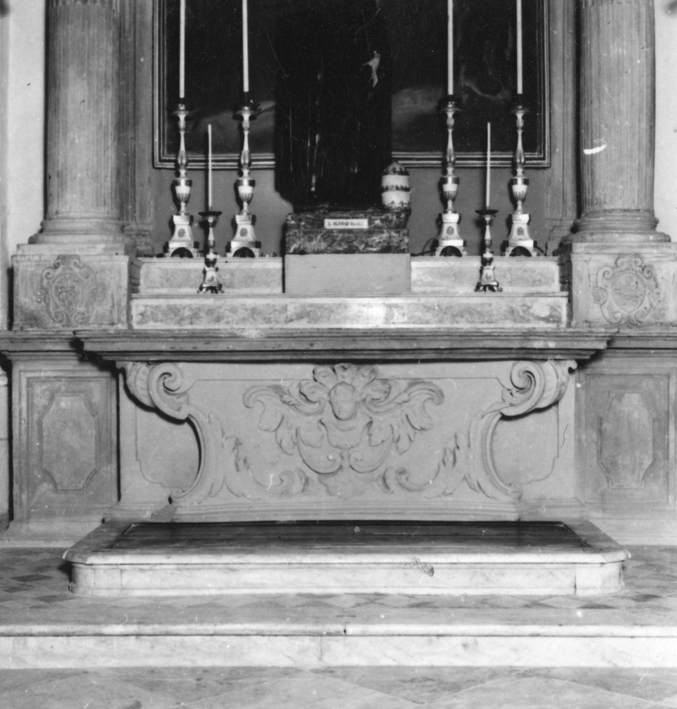 mensa d'altare - bottega toscana (sec. XVIII)