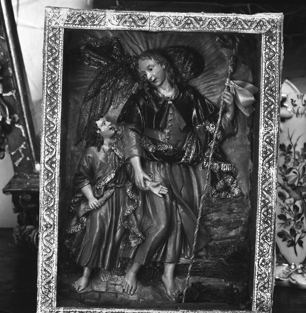 Tobia e l'Angelo (scultura) - bottega toscana (inizio sec. XIX)