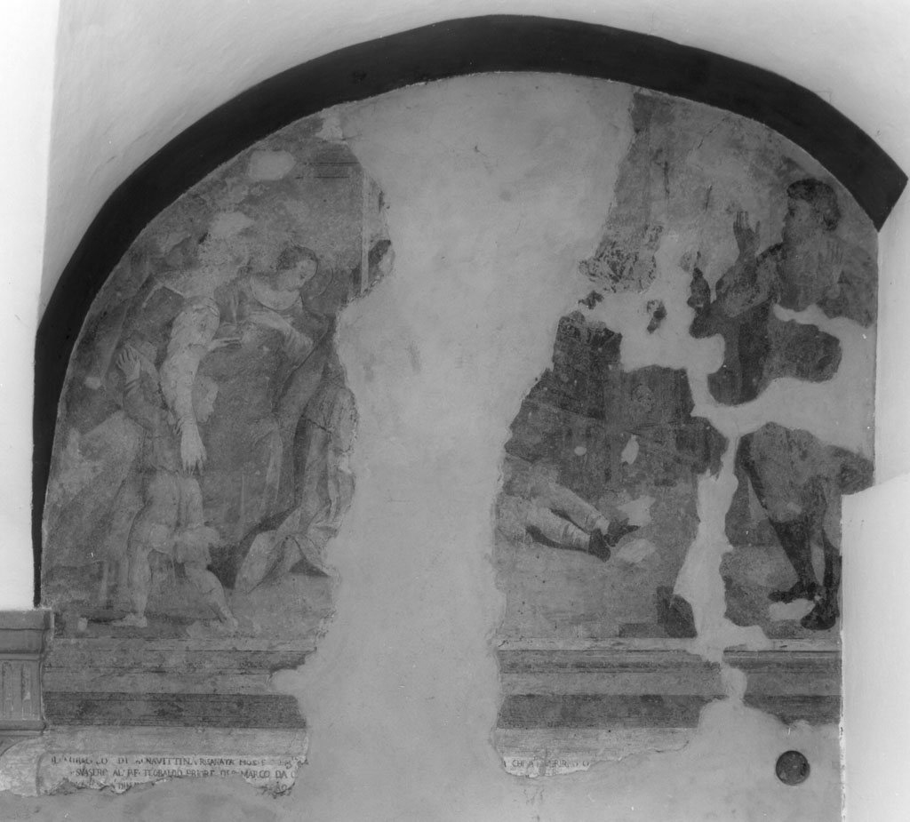 miracolo di San Filippo Benizi (dipinto) di Zoi Antonio (prima metà sec. XVII)