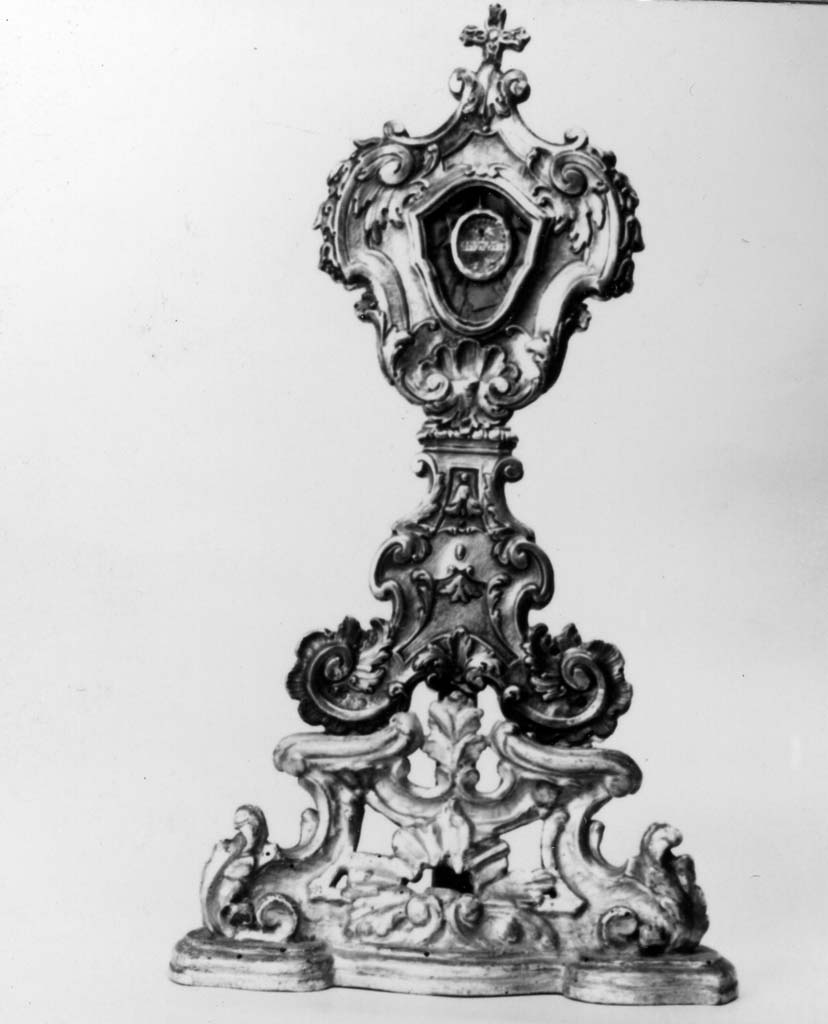 reliquiario - bottega toscana (fine/inizio secc. XVIII/ XIX)
