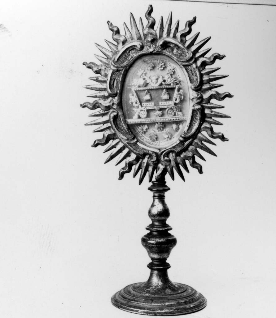 reliquiario - bottega toscana (seconda metà sec. XVIII)