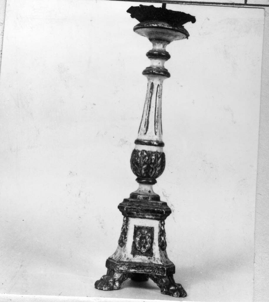 candeliere, serie - bottega toscana (inizio sec. XIX)