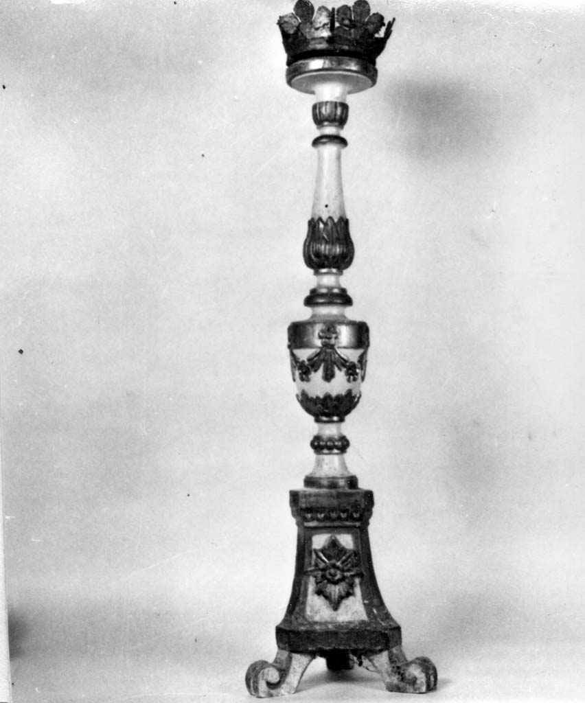 candeliere, serie - bottega toscana (fine sec. XVIII)