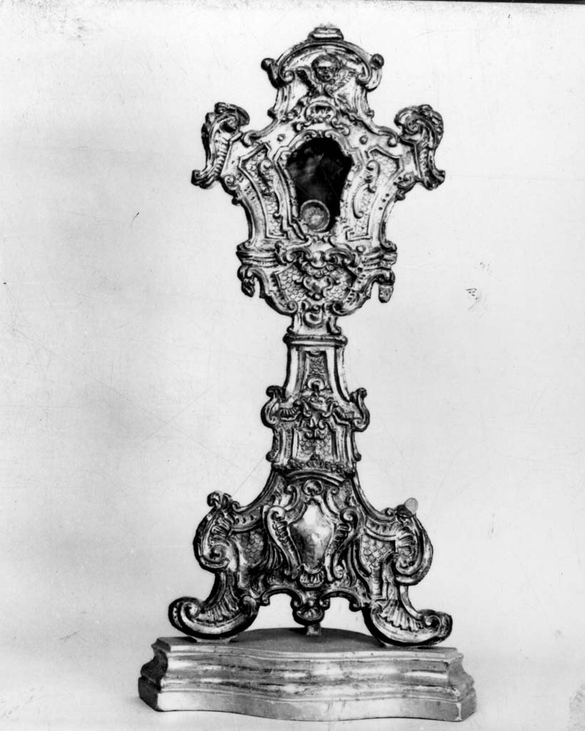 reliquiario - bottega toscana (fine/inizio secc. XVII/ XVIII)