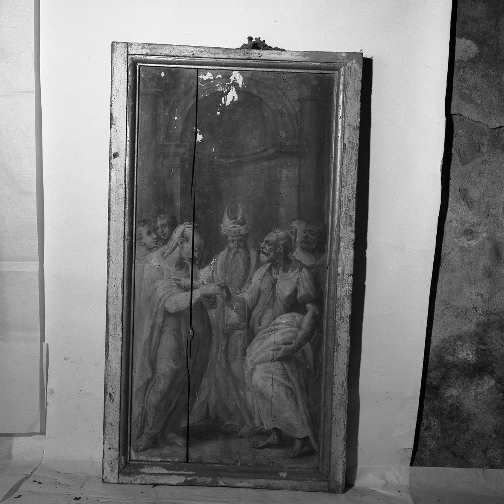 Sposalizio di Maria Vergine (dipinto) di Porta Orazio (attribuito) (sec. XVI)