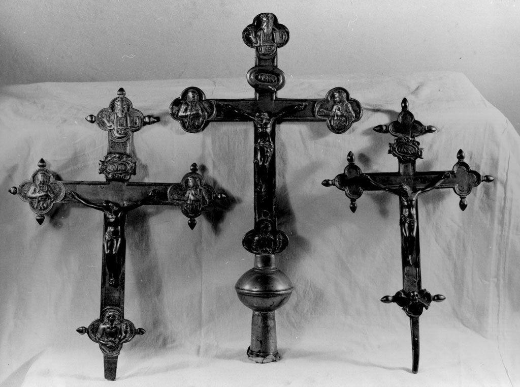 croce processionale - bottega italiana (sec. XVII)