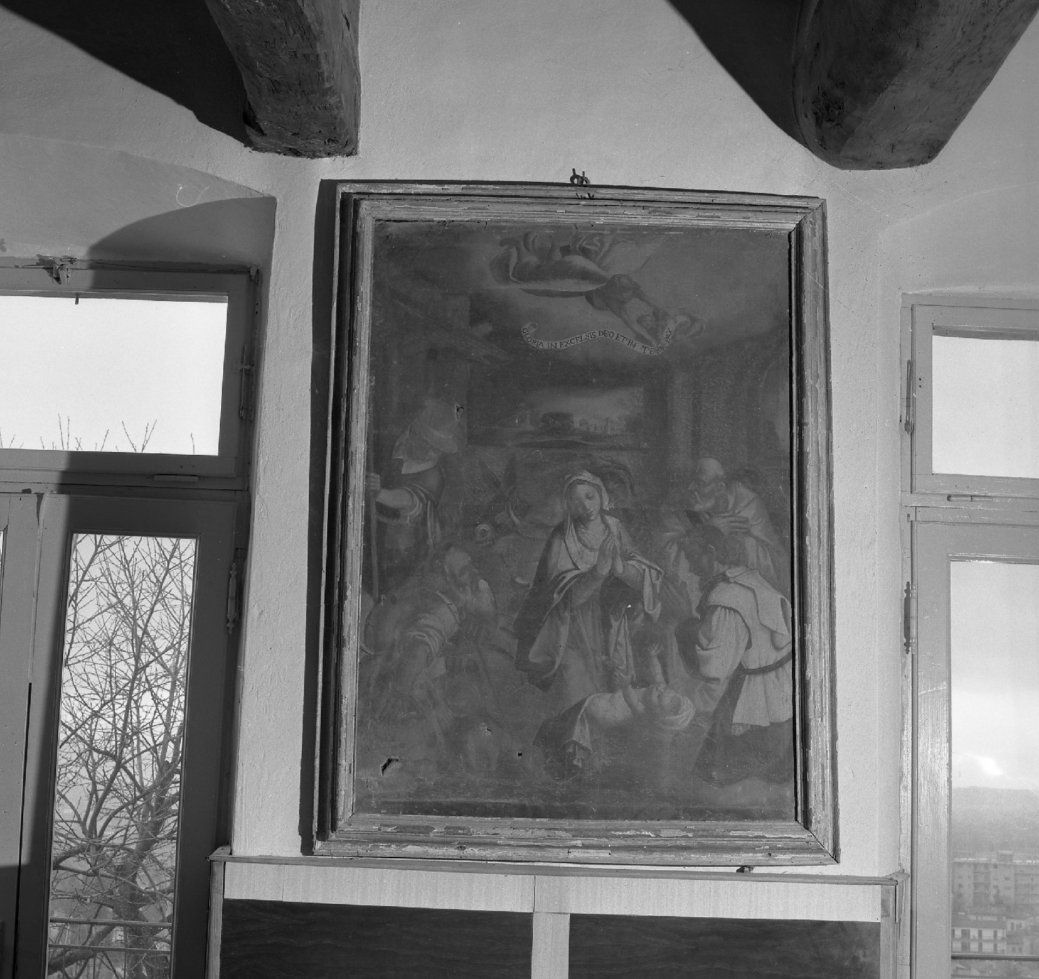 adorazione dei pastori (dipinto) - ambito toscano (sec. XVII)