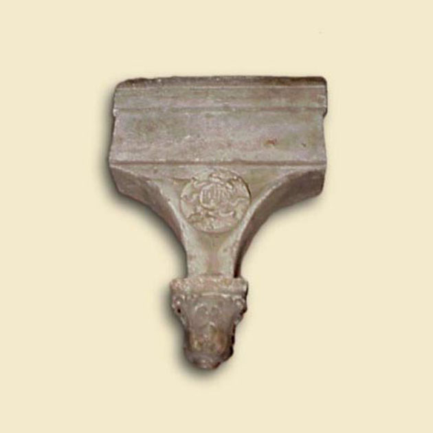 decorazione plastica, frammento - bottega italiana (sec. XVII)