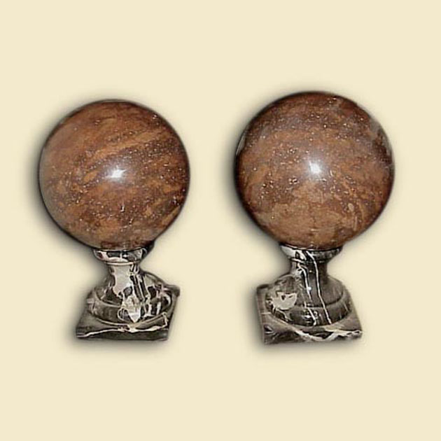 mappamondo, coppia - bottega italiana (secc. XVII/ XVIII)