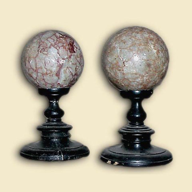 mappamondo, coppia - bottega italiana (secc. XVII/ XVIII)