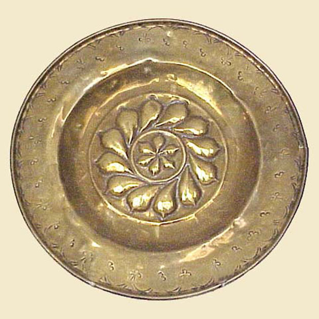 piatto - bottega aretina (sec. XVII)