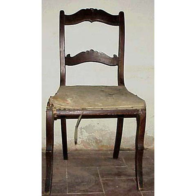 sedia - bottega Italia centrale (inizio sec. XIX)