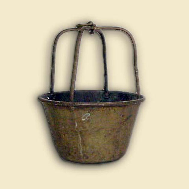 pentola - bottega italiana (secc. XIX/ XX)