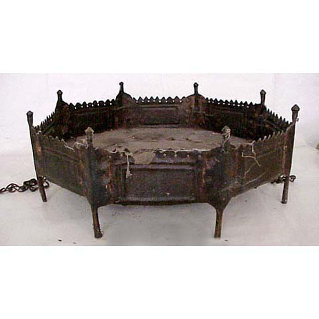 braciere - bottega italiana (secc. XVII/ XVIII)