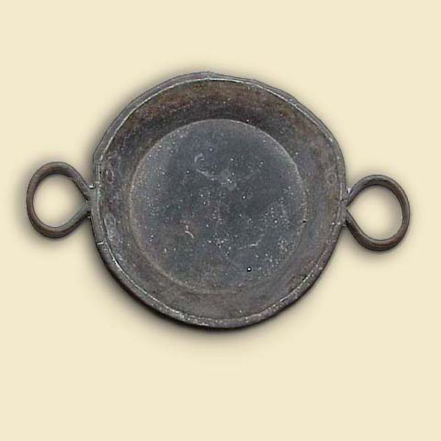 tegame - bottega italiana (secc. XIX/ XX)