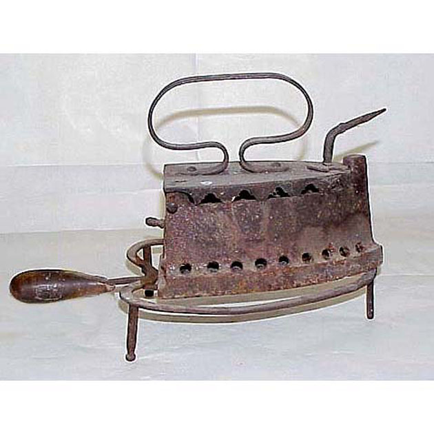 ferro da stiro - bottega italiana (secc. XIX/ XX)