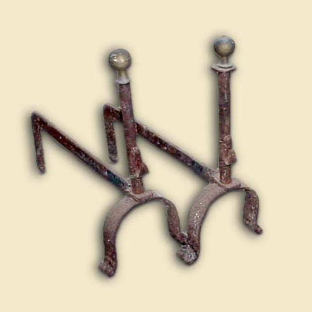 alare, coppia - bottega italiana (secc. XIX/ XX)