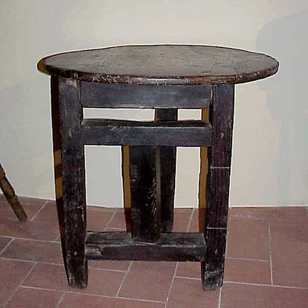 tavolo - bottega italiana (secc. XVIII/ XIX)