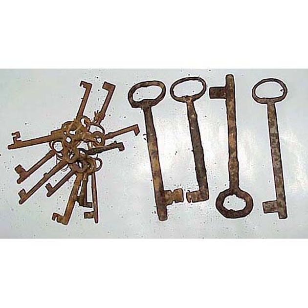 chiave, serie - bottega italiana (fine sec. XIX)