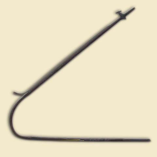 tubo, frammento - bottega italiana (secc. XIX/ XX)