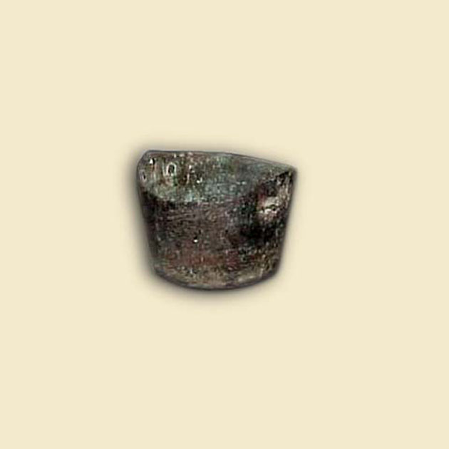 secchiello - bottega italiana (secc. XVII/ XVIII)