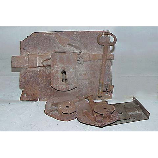 serratura - bottega italiana (secc. XVIII/ XIX)