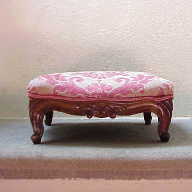 poggiapiedi - bottega italiana (secc. XVIII/ XIX)