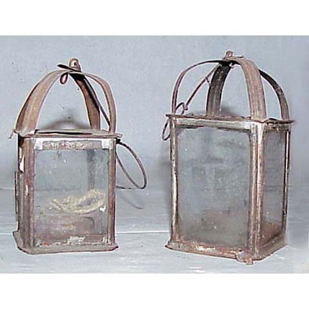 lume, coppia - bottega italiana (secc. XIX/ XX)