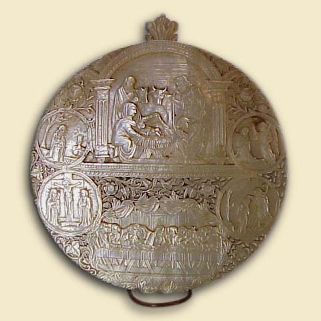 conchiglia - bottega siciliana (sec. XVII)