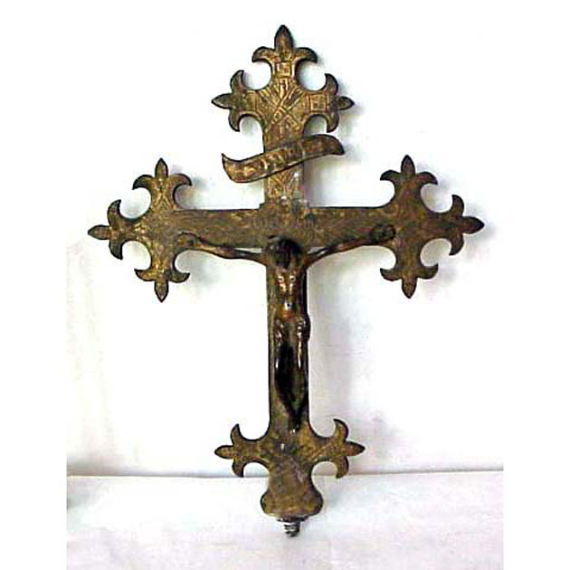 croce - bottega italiana (fine/inizio secc. XV/ XVI)