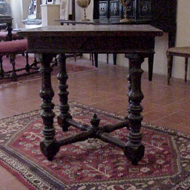 tavolino - bottega italiana (secc. XIX/ XX)