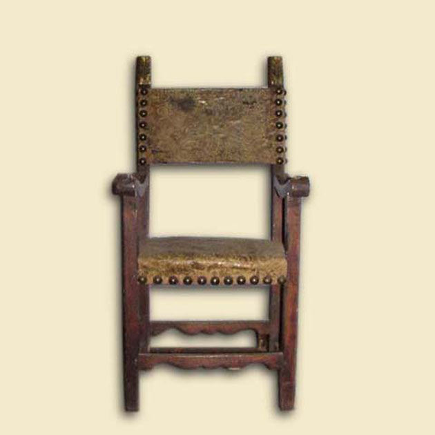 seggiolone - bottega toscana (secc. XIX/ XX)