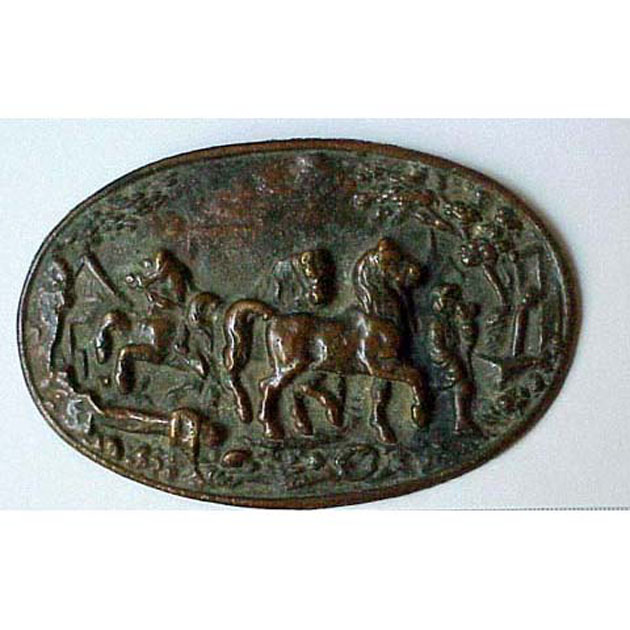 medaglione ornamentale - bottega italiana (secc. XVIII/ XIX)