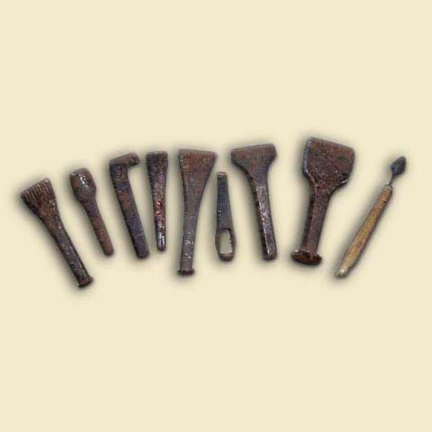 arnese, serie - bottega italiana (secc. XIX/ XX)