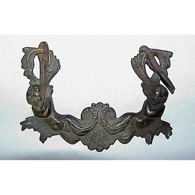 maniglia - bottega italiana (secc. XIX/ XX)